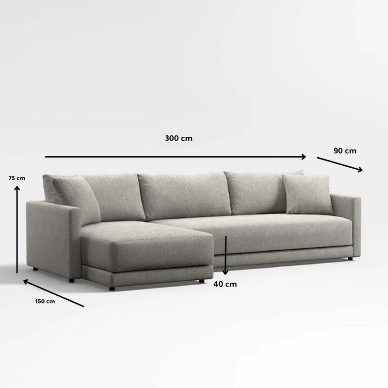 Soleil-Sectional L-shaped sofa for halls Al Rugaib Furniture
