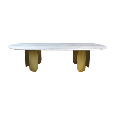 Oval Marble Dining Table