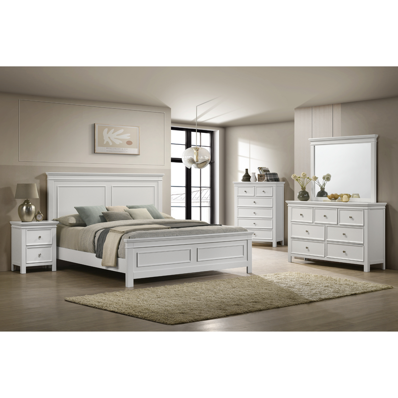Provence White Wood Bedroom