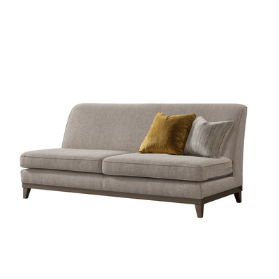 Hardt beige Sectional- Armless 2 seater