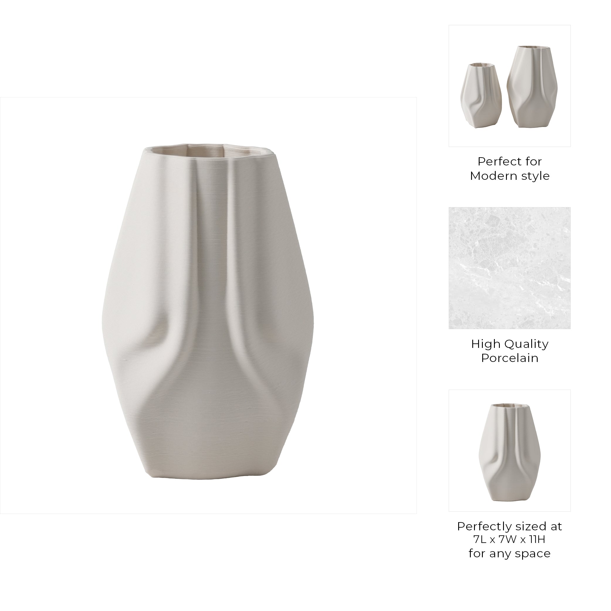 وعاء كارفر المطبوع ثلاثي الأبعاد Carver 3d Printed Vase