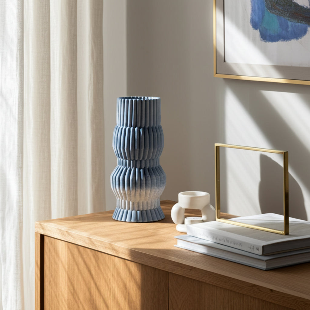 مالطا وعاء مطبوع بتقنية ثلاثية الأبعاد Malta 3d Printed Vase