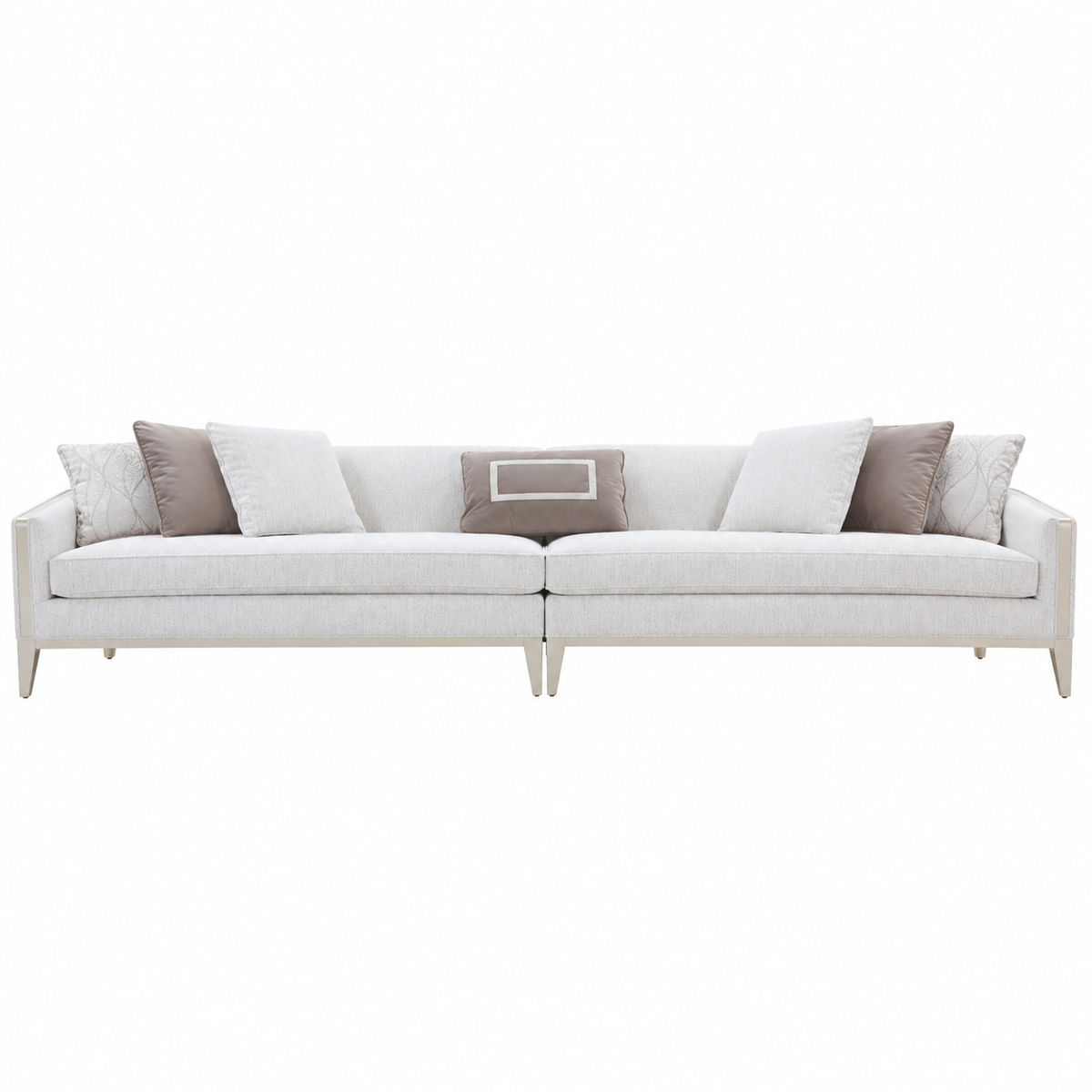 AlReem Mocha Sofa 340cm