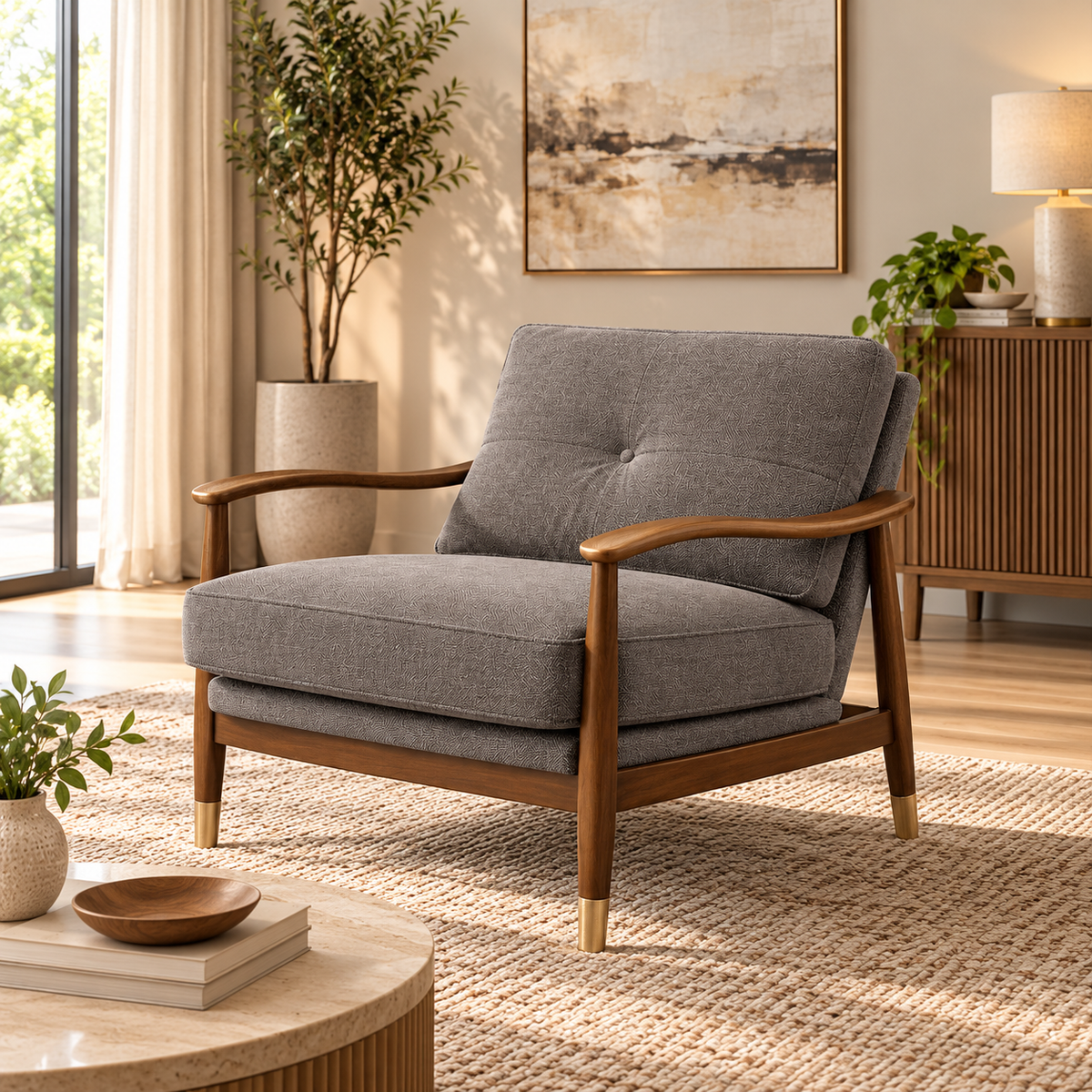 Terrona Accent Chair - Gray