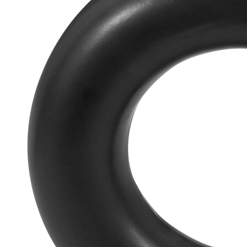 Cer, 9 Round Cut-Out Vase, Black