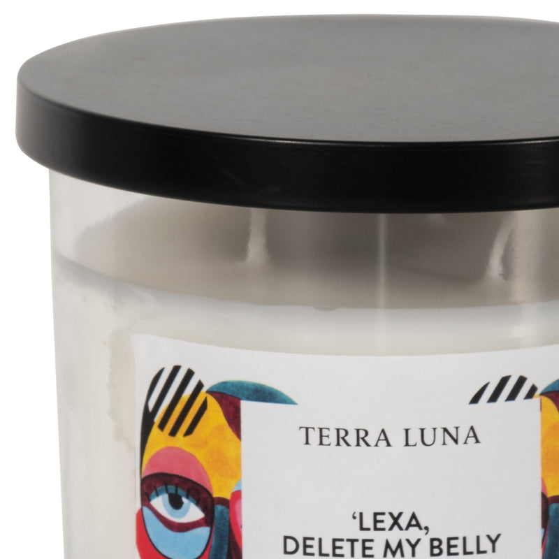 4" 12 Oz Delete My Belly Lidded Candle - Al Rugaib Furniture