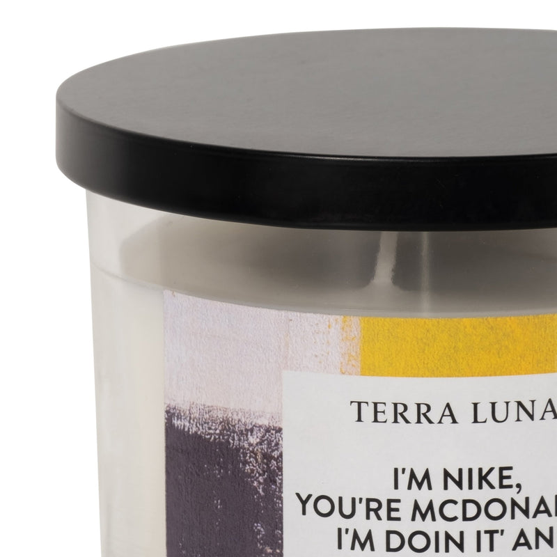 4" 12 Oz Doin It And Lovin It Lidded Candle - Al Rugaib Furniture