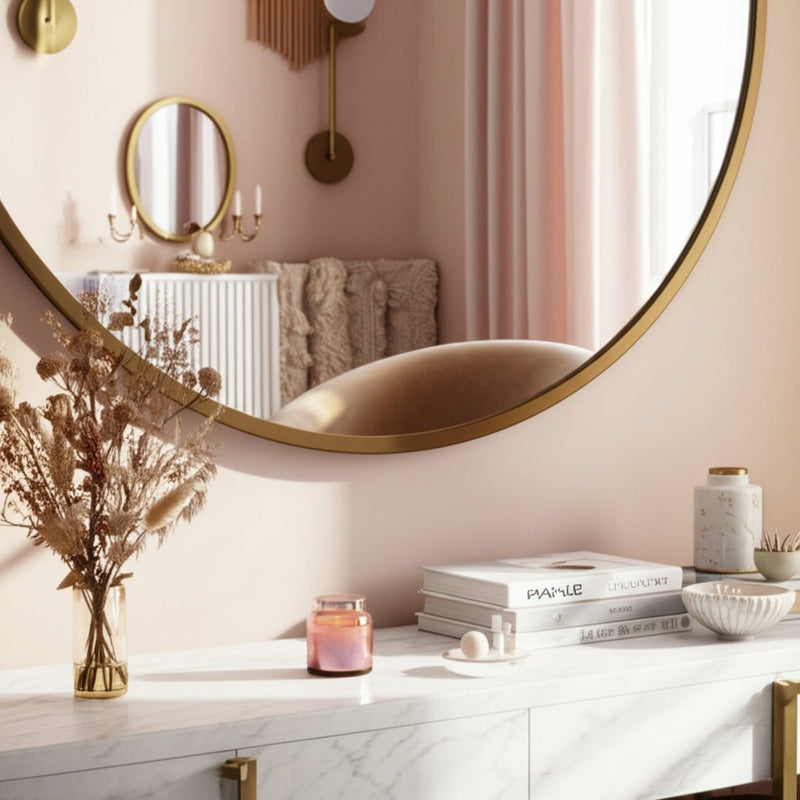 4" 21 Oz Jasmine Luster Lidded Candle, Pink - Al Rugaib Furniture