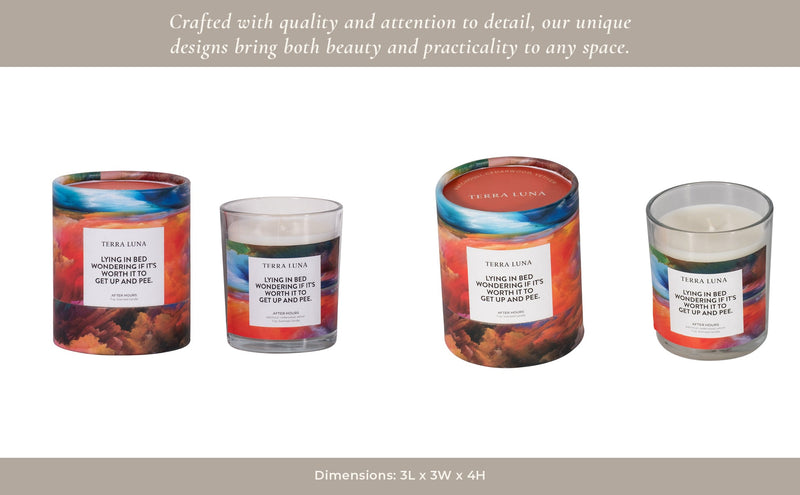 4" 7 OZ LYING IN BED BOXED CANDLE - Al Rugaib Furniture