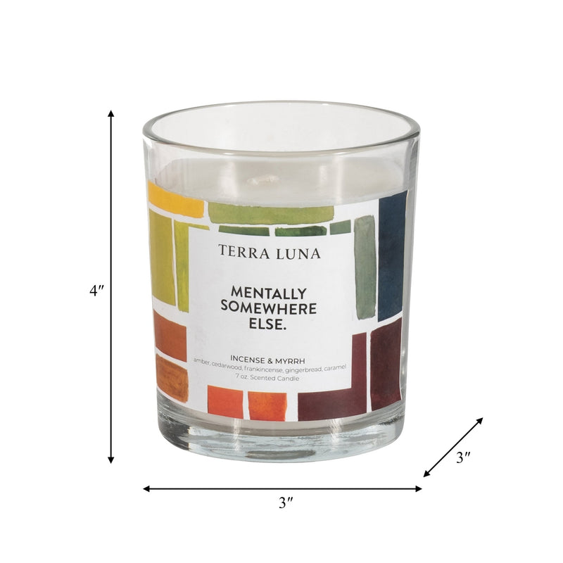 4" 7 OZ SOMEWHERE ELSE BOXED CANDLE - Al Rugaib Furniture