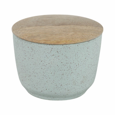 4" 7 Oz Wild Jasmine & Daisy Candle With Lid, Blue - Al Rugaib Furniture