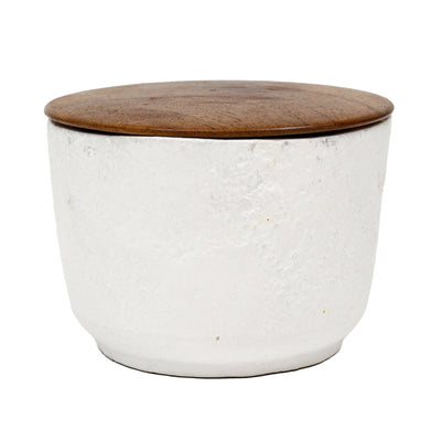 4" 7 Oz Wild Jasmine & Daisy Candle With Lid, Wht - Al Rugaib Furniture