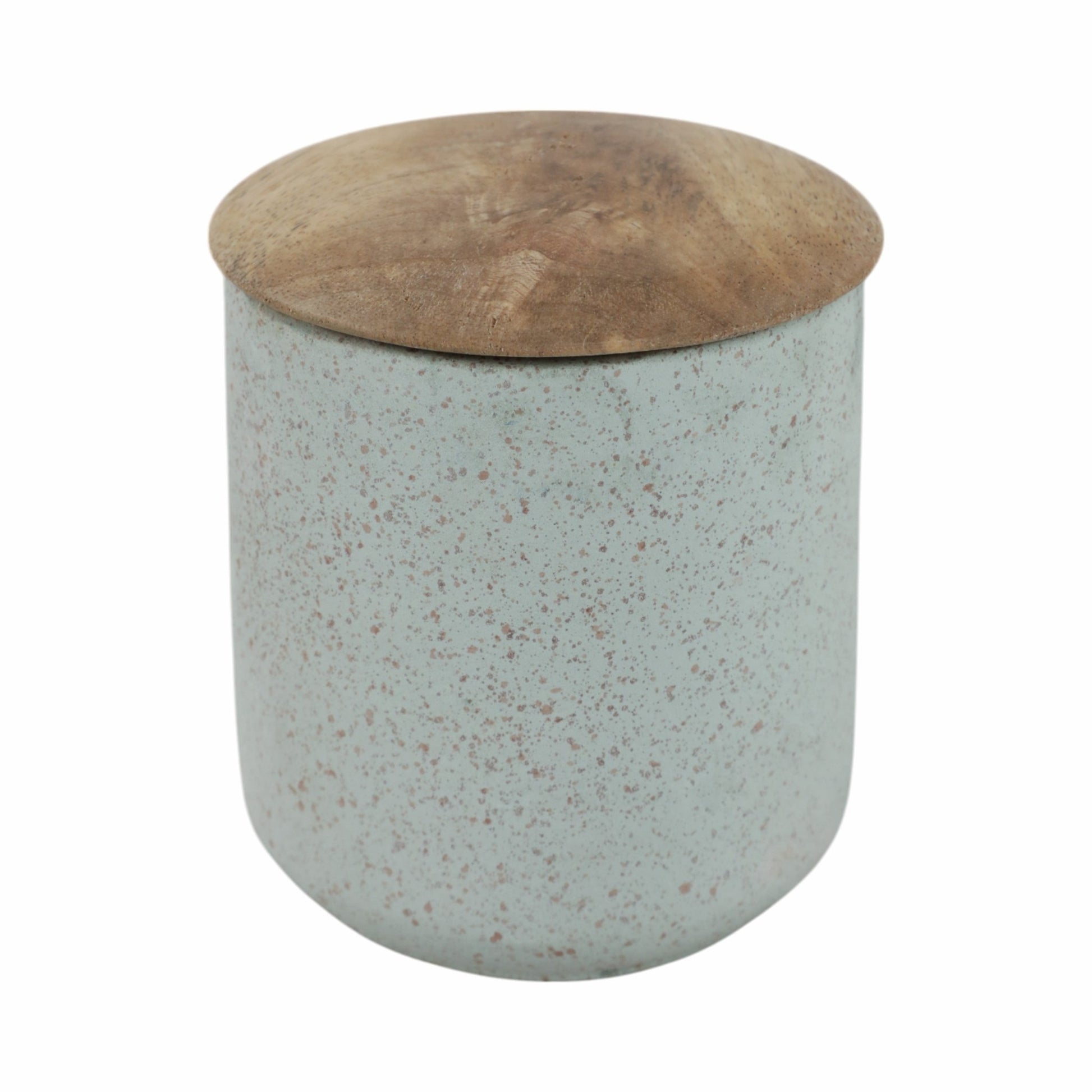 4" 9oz Wild Jasmine & Daisy Tall Cndle W/lid, Blue Candles| Sagebrook Home
