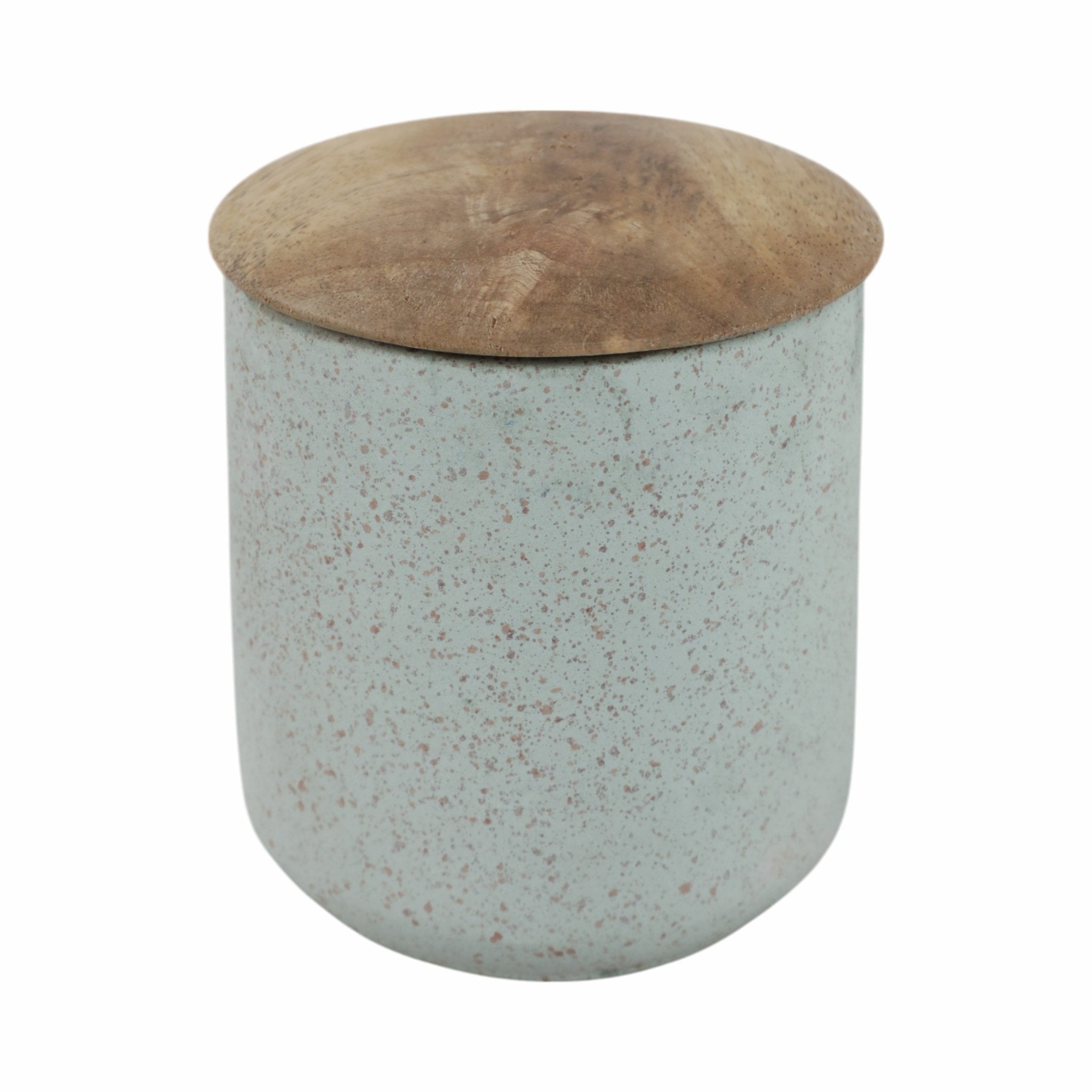 4" 9oz Wild Jasmine & Daisy Tall Cndle W/lid, Blue Candles| Sagebrook Home