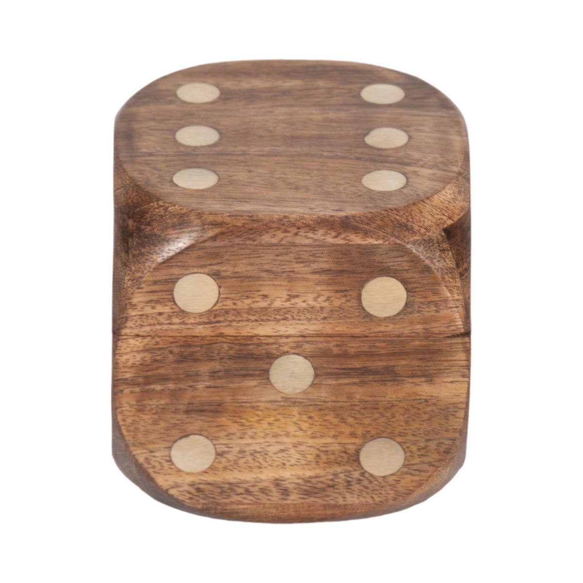 4" Dice Box With Dice Inside, Brown Table Decors| Sagebrook Home