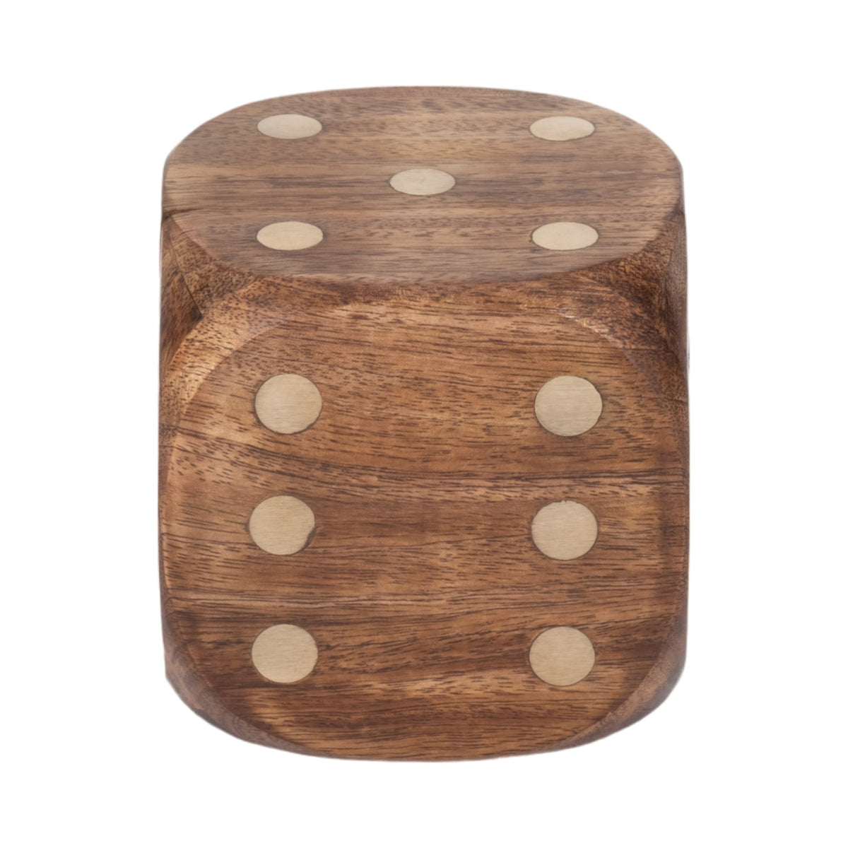 4" Dice Box With Dice Inside, Brown Table Decors| Sagebrook Home