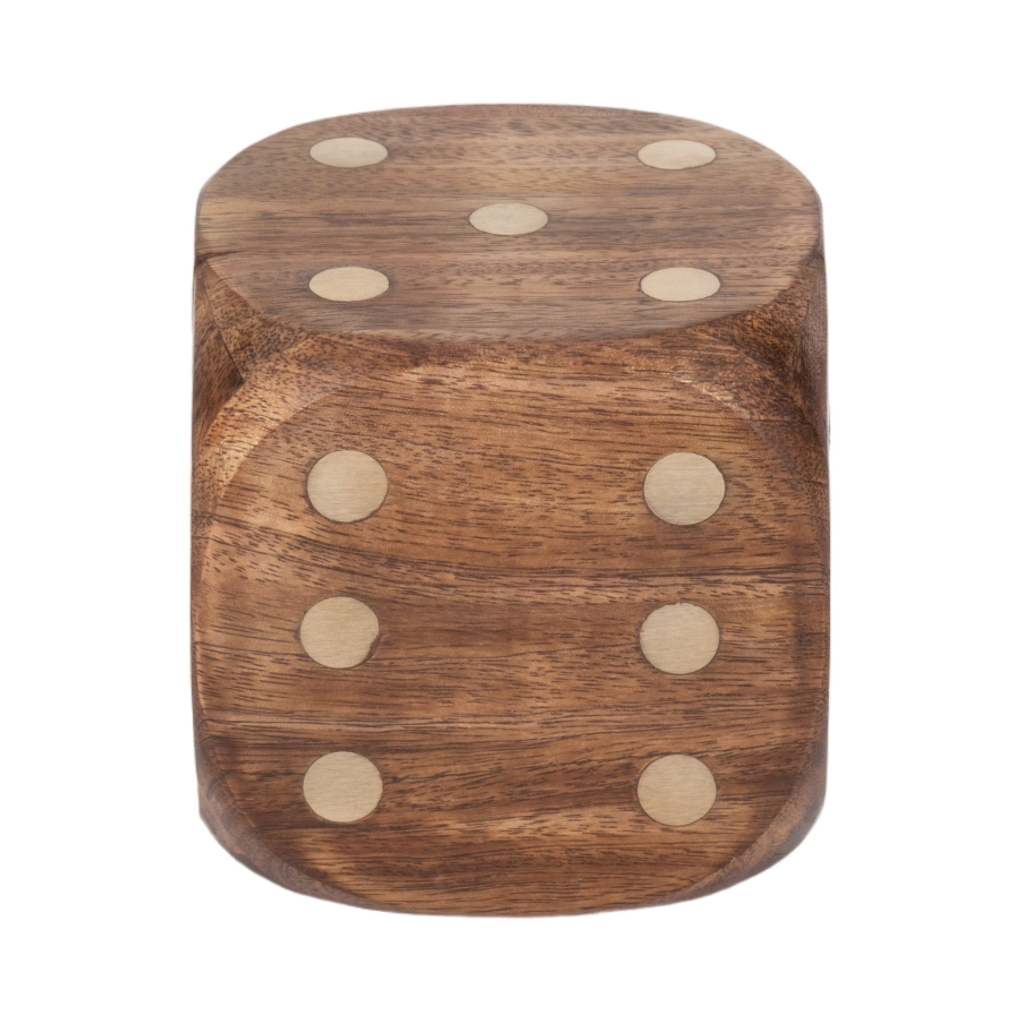 4" Dice Box With Dice Inside, Brown Table Decors| Sagebrook Home