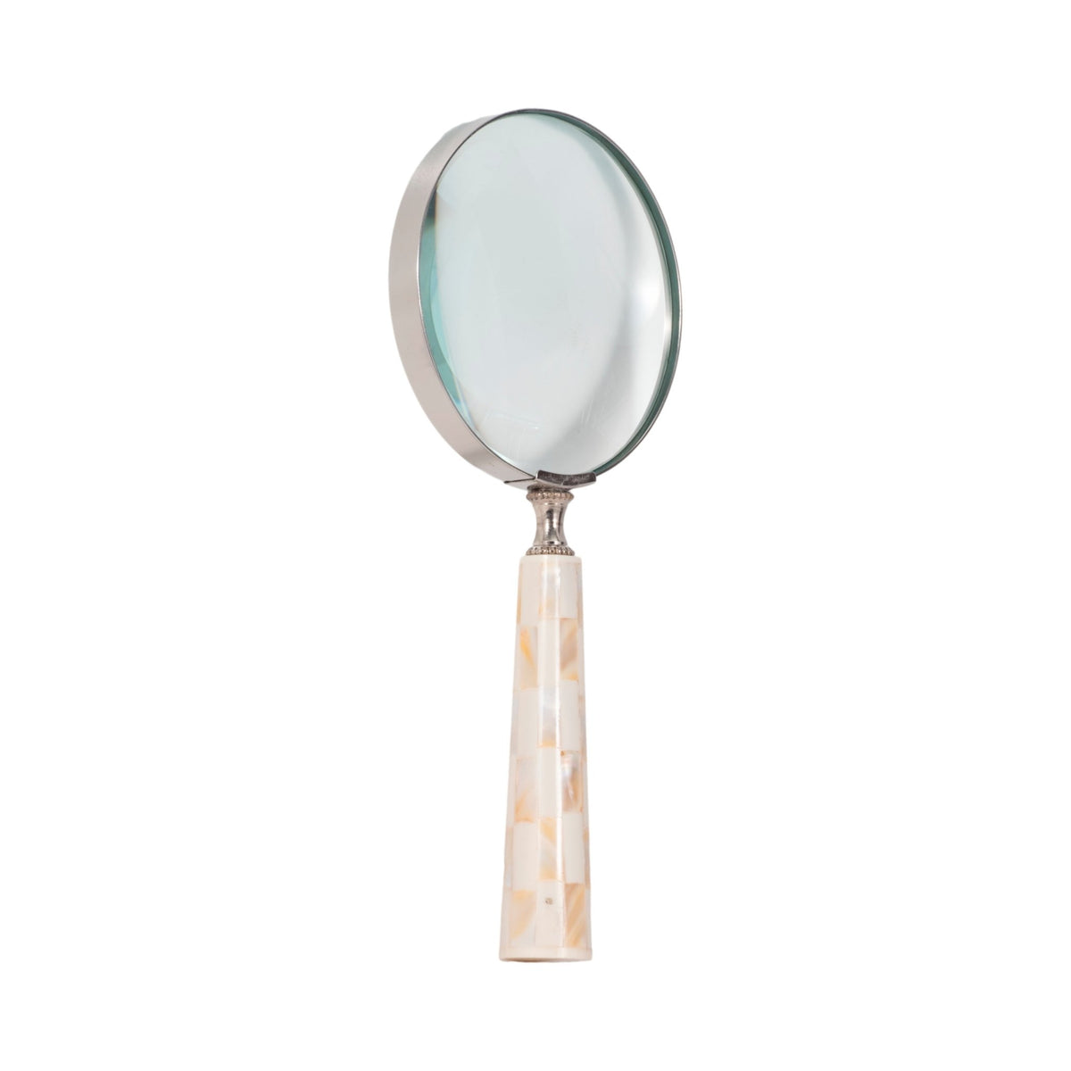 4" Mop Handle Magnifying Glass, Ivory Table Decors| Sagebrook Home