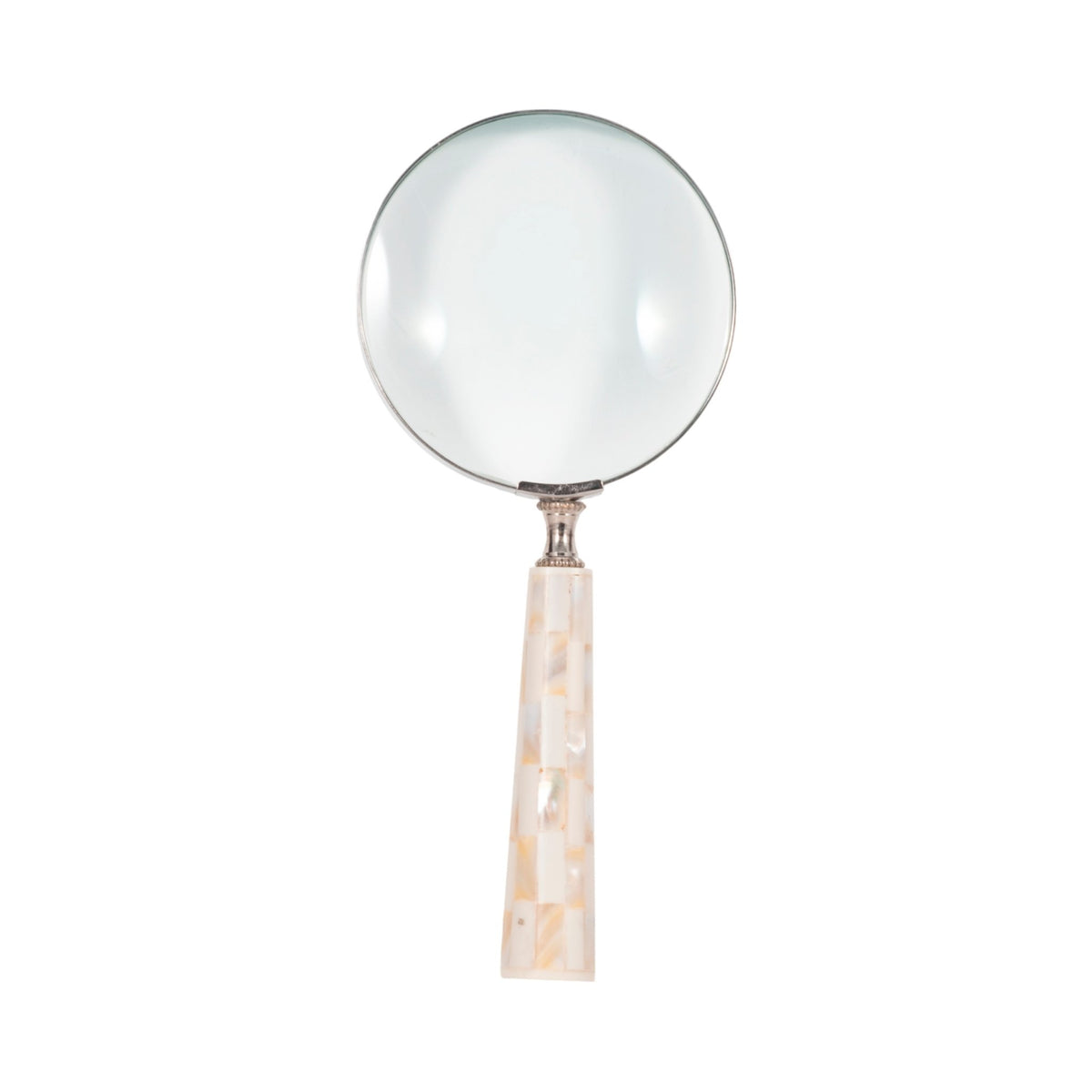 4" Mop Handle Magnifying Glass, Ivory Table Decors| Sagebrook Home