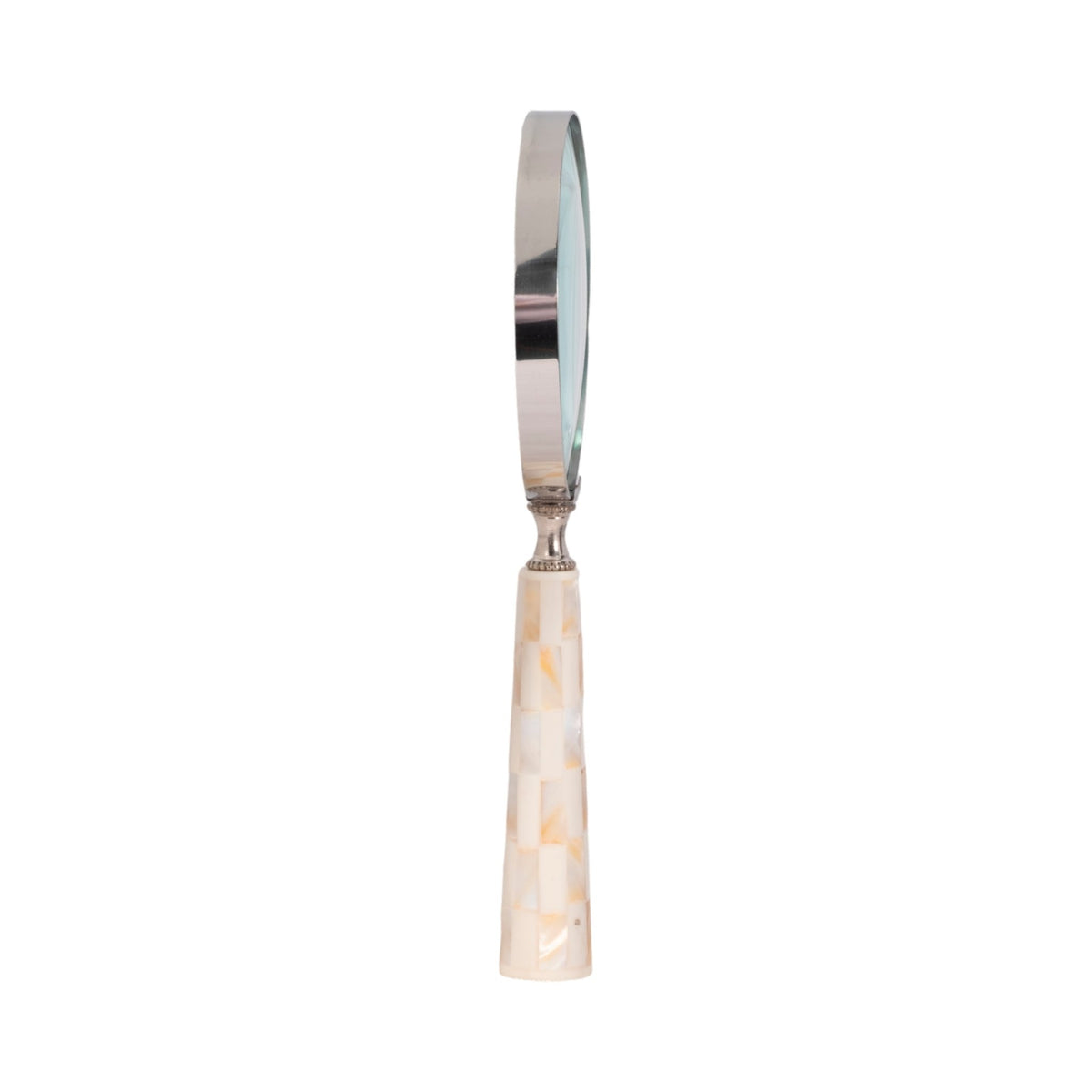 4" Mop Handle Magnifying Glass, Ivory Table Decors| Sagebrook Home