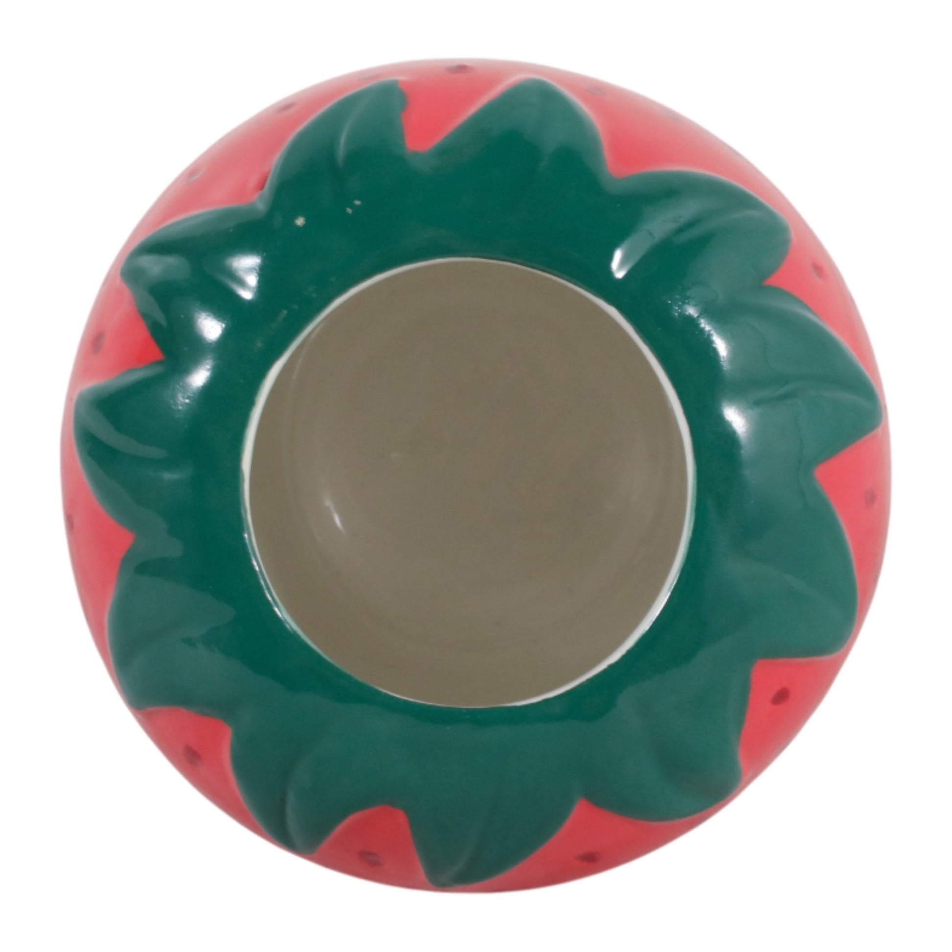 4" Strawberry Pencil Cup, Red Box| Sagebrook Home