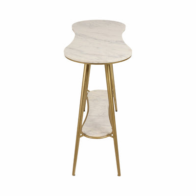 40" Allessa Marble Console Table - Al Rugaib Furniture