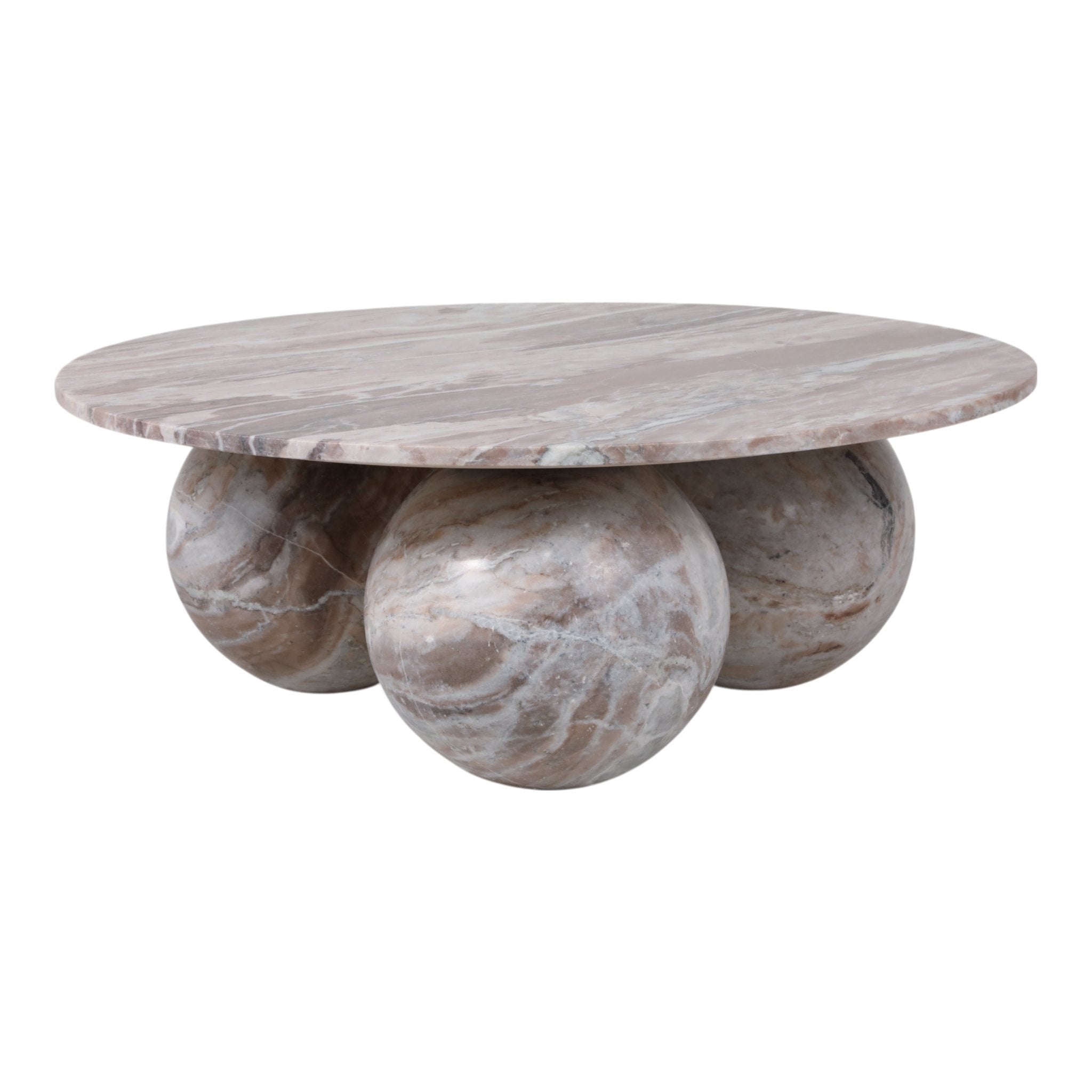 40" Laszlo Marble Sphere Coffee Table Coffee Tables| Sagebrook Home