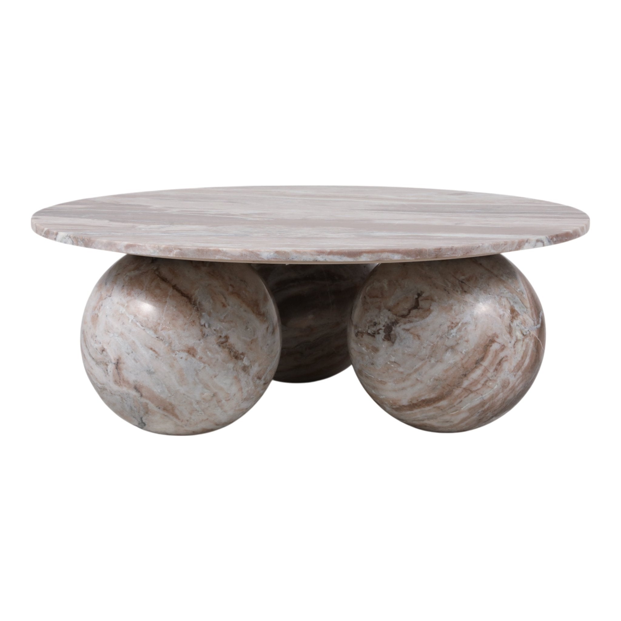 40" Laszlo Marble Sphere Coffee Table Coffee Tables| Sagebrook Home