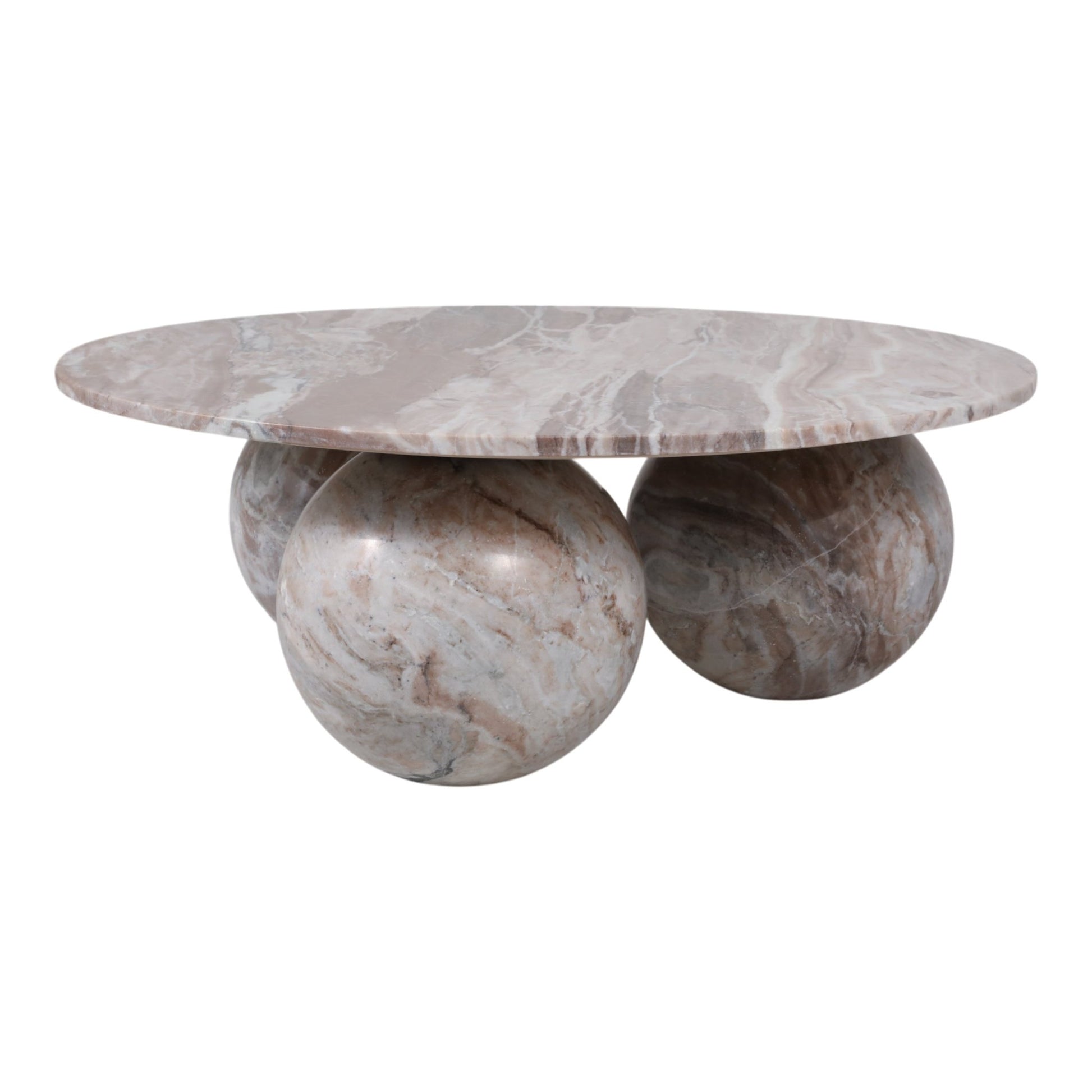 40" Laszlo Marble Sphere Coffee Table Coffee Tables| Sagebrook Home
