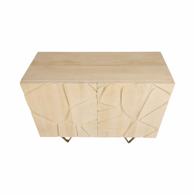 40" Occento Wood Chest, Brown - Al Rugaib Furniture