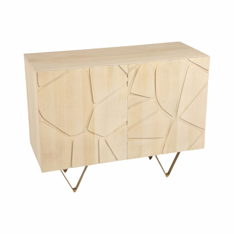 40" Occento Wood Chest, Brown - Al Rugaib Furniture