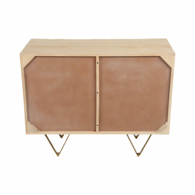 40" Occento Wood Chest, Brown - Al Rugaib Furniture