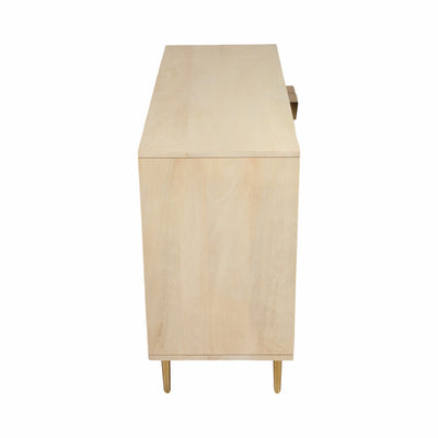 40" Taranto Wood Chest, White Wash - Al Rugaib Furniture