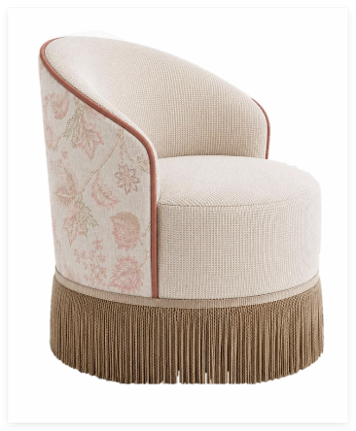 Alpine Retreat Vanity Swivel Chair