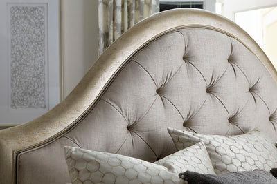 Starlite Queen Upholstered Panel Bed