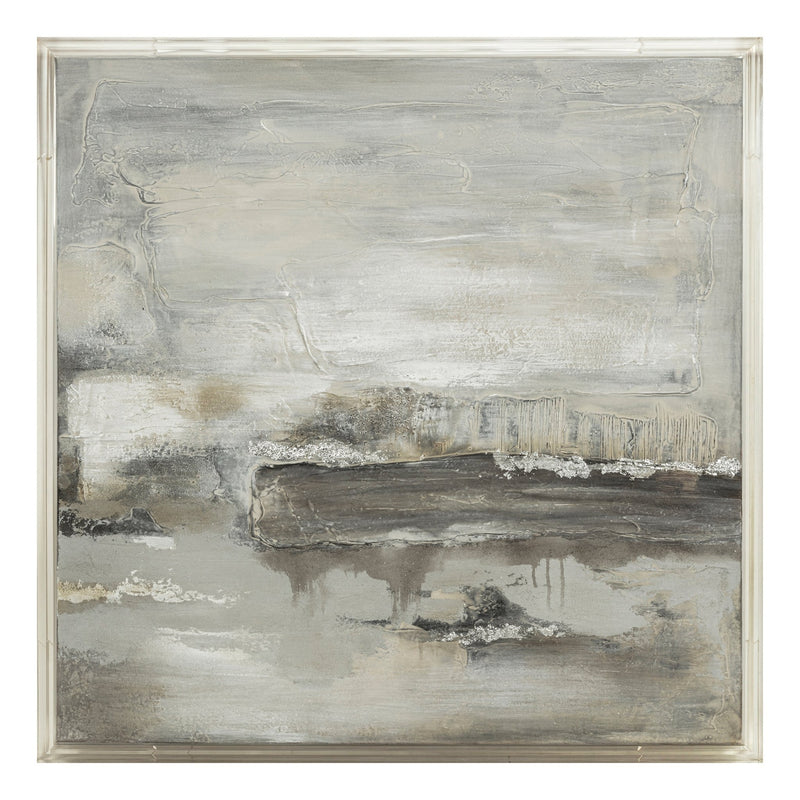 40X40 ALLERDALE ACRYLIC FRAME HANDPAINTED WALL ART - Al Rugaib Furniture