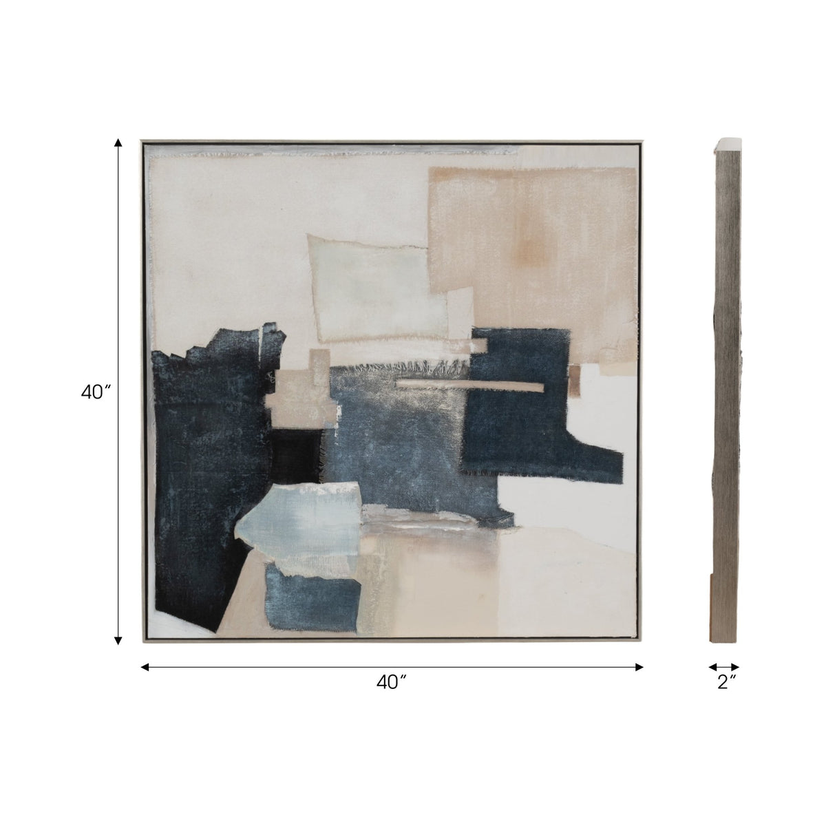 40x40 Elowen Handpainted Wall Art Wall Art| Sagebrook Home
