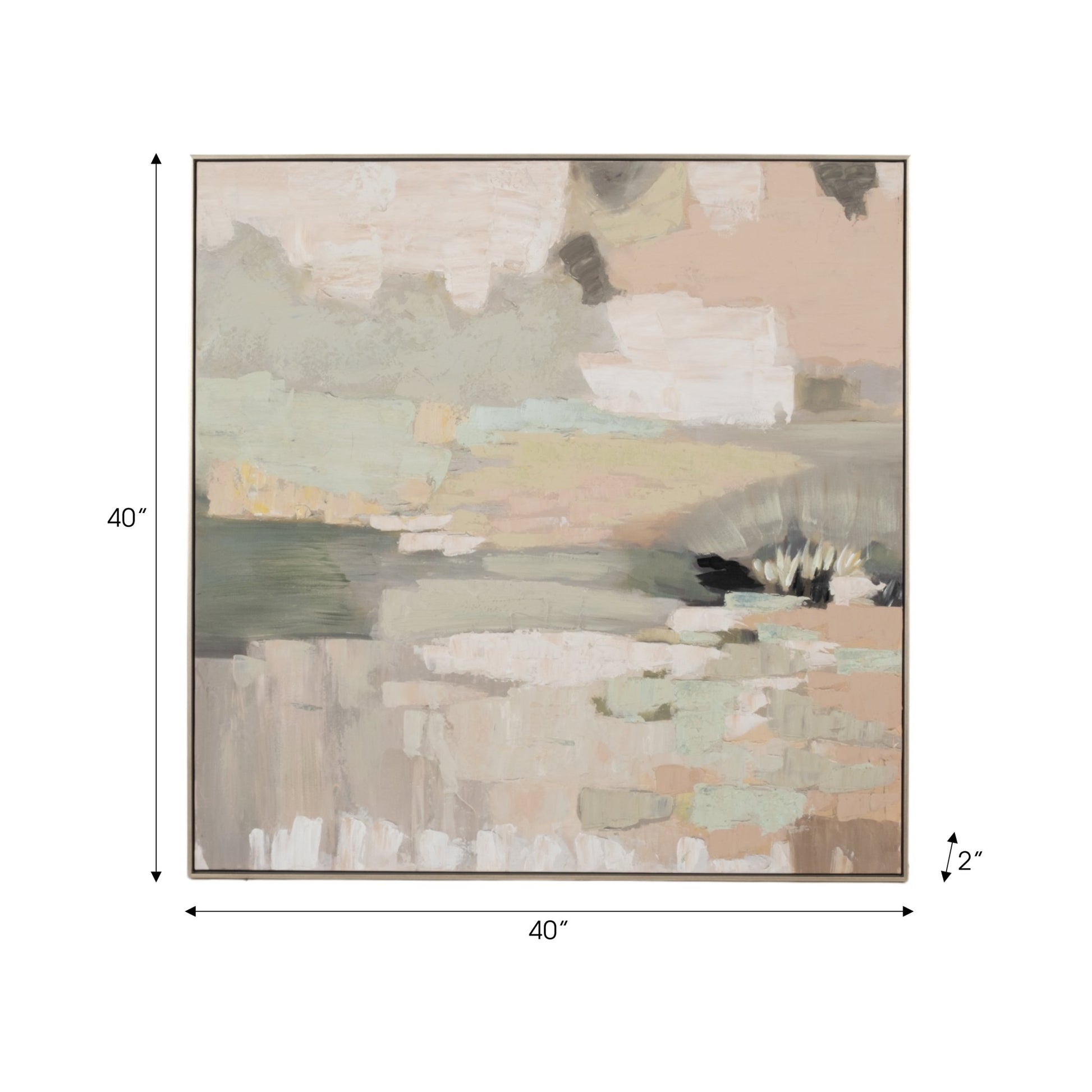 40x40 Harmony Handpainted Wall Art Wall Art| Sagebrook Home