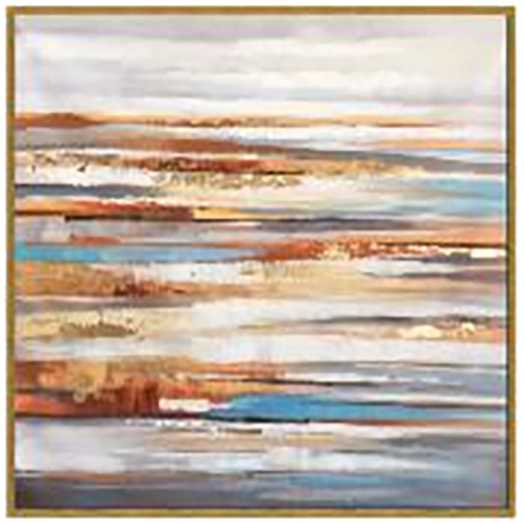 40X40 HORIZON ON CANVAS, MULTI Wall Art| Sagebrook Home
