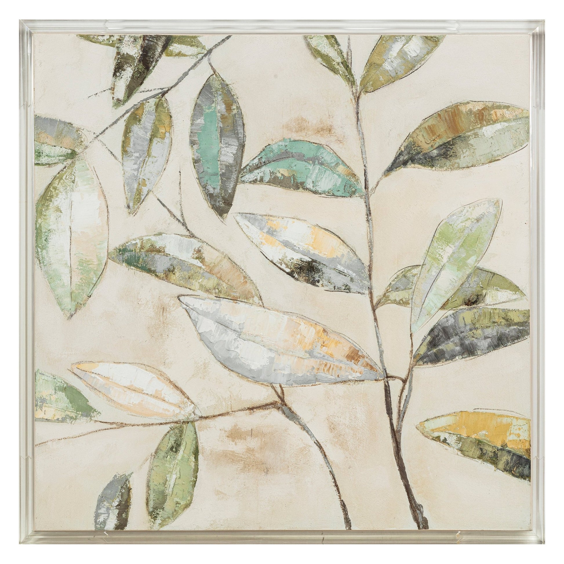 40x40 Lambeth Acrylic Frame Handpainted Wall Art Wall Art| Sagebrook Home