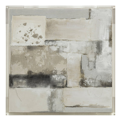 40X40 LYNTON ACRYLIC FRAME HANDPAINTED WALL ART - Al Rugaib Furniture