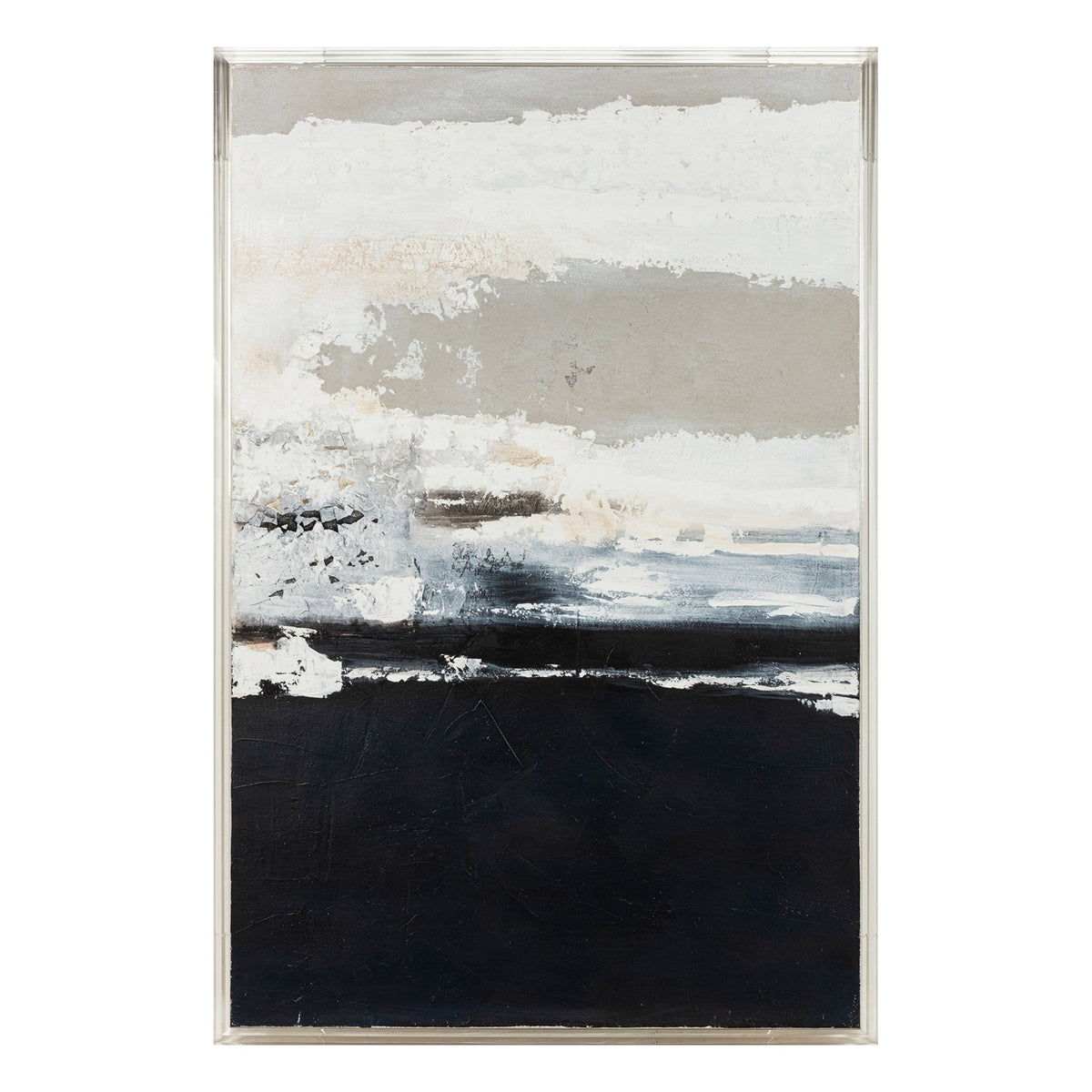 40X60 HELSTON ACRYLIC FRAME HANDPAINTED WALL ART Wall Art| Sagebrook Home