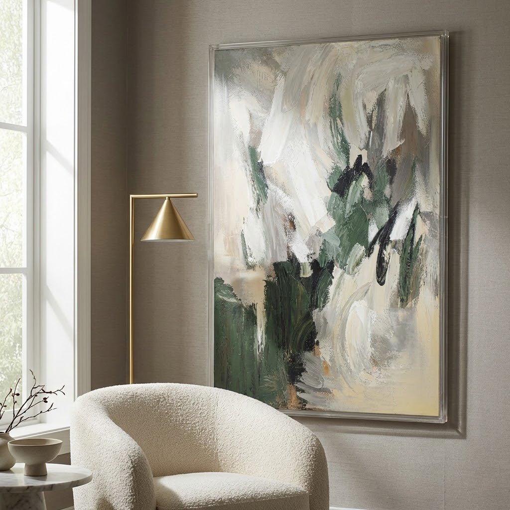 40x60 Wallen Acrylic Frame Handpainted Wall Art Wall Art| Sagebrook Home