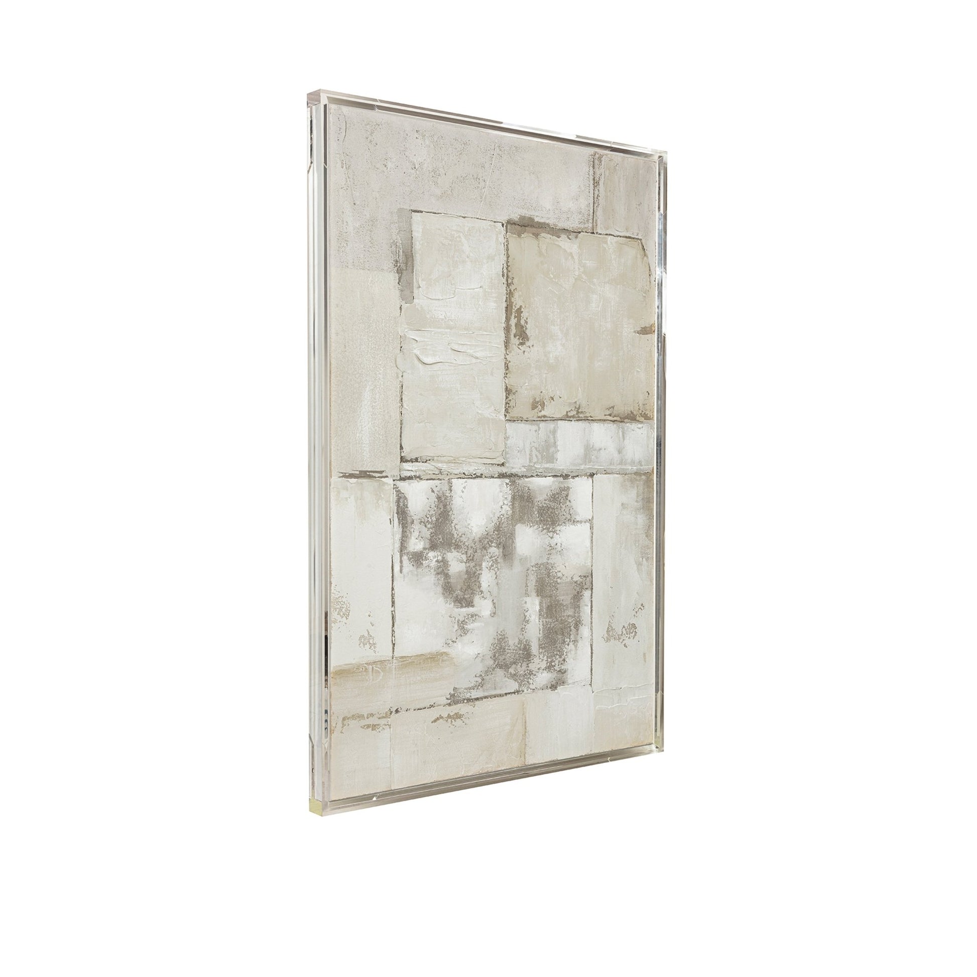 40X60 WALTHAM ACRYLIC FRAME HANDPAINTED WALL ART Wall Art| Sagebrook Home