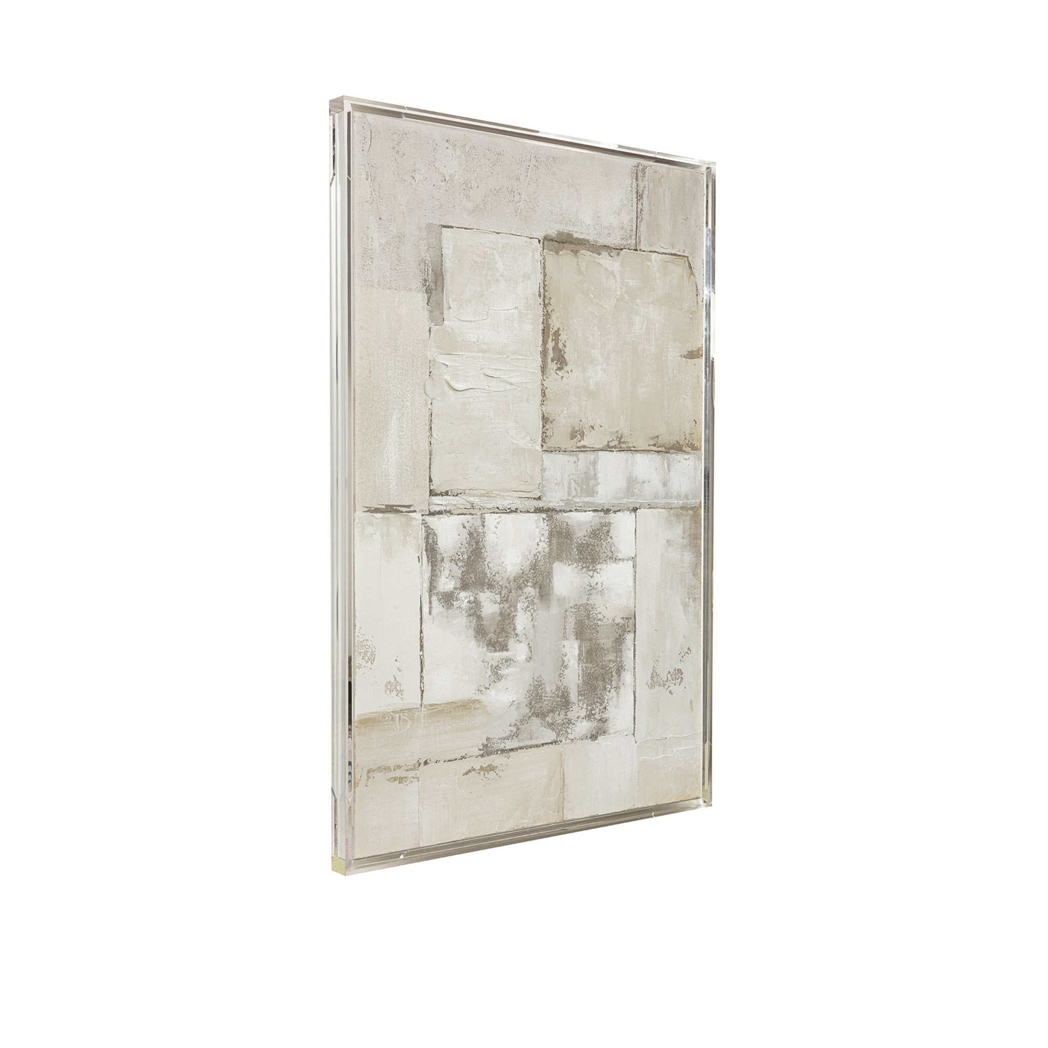 40X60 WALTHAM ACRYLIC FRAME HANDPAINTED WALL ART Wall Art| Sagebrook Home