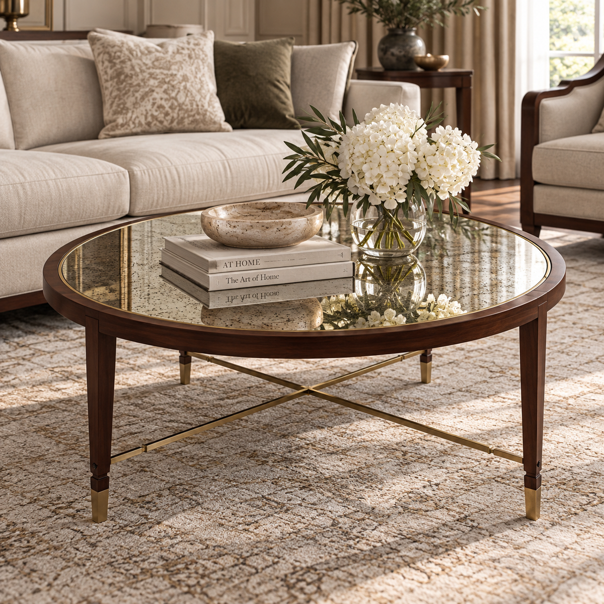 Diwan Round Coffee Table