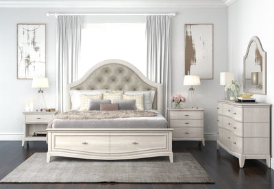 Starlite Ivory-Arched Mirror