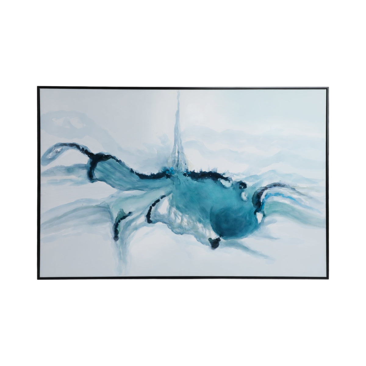 41X61, Abstract Oil Painting, Blue Wall Art| Sagebrook Home