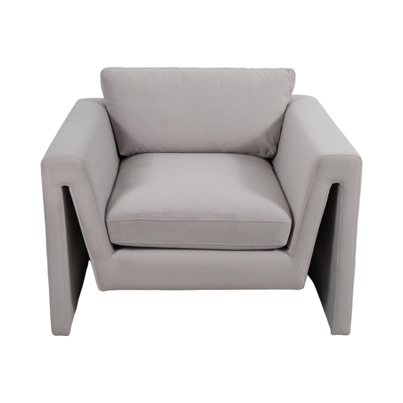 42" Larsson Accent Chair, Gray - Al Rugaib Furniture