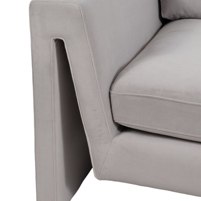 42" Larsson Accent Chair, Gray - Al Rugaib Furniture